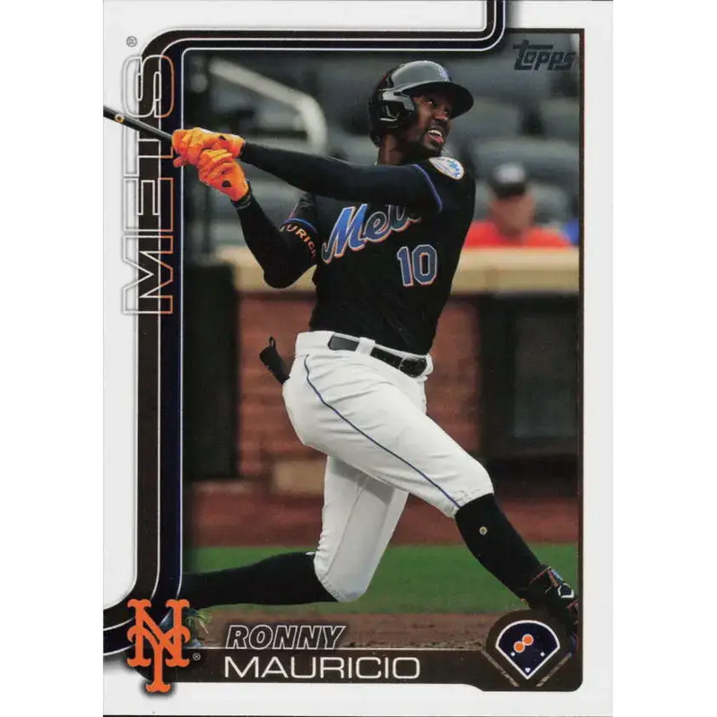 2025 Topps #518 Ronny Mauricio NM-MT New York Mets Baseball Card - Baseball Card Single