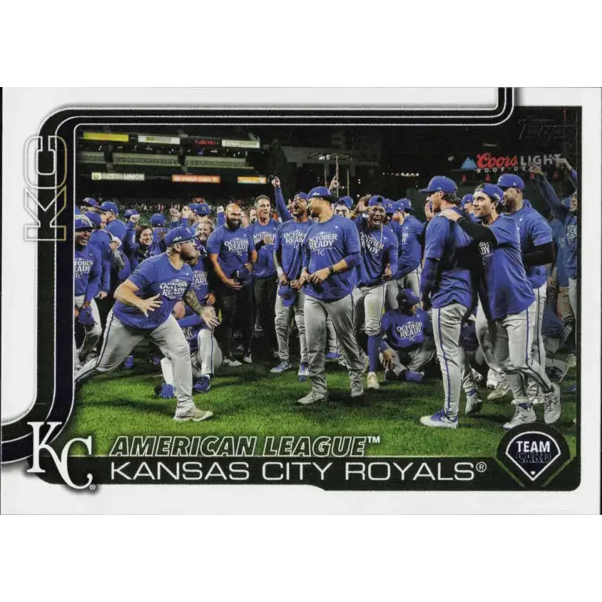 2025 Topps #519 Kansas City Royals NM-MT Kansas City Royals Baseball Card - Baseball Card Single
