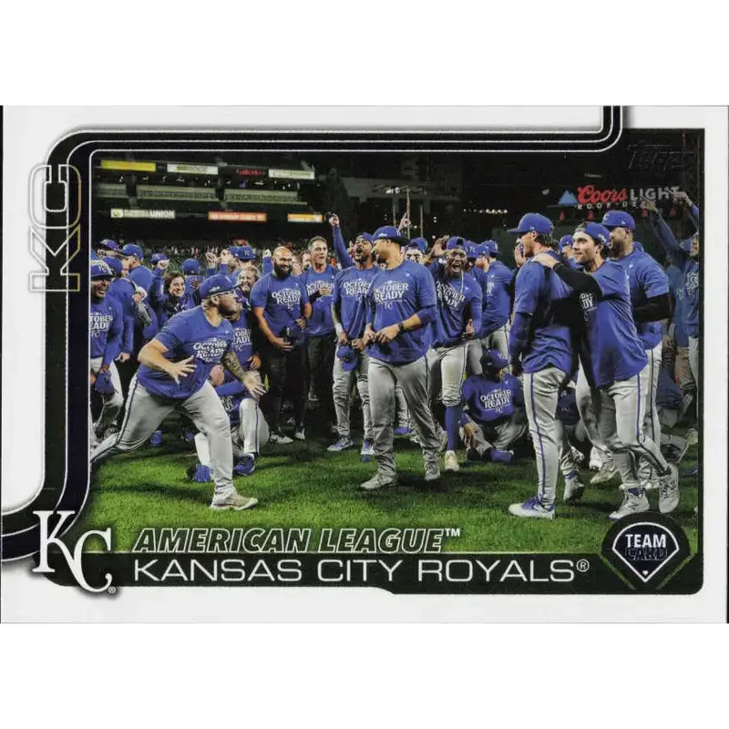 2025 Topps #519 Kansas City Royals NM-MT Kansas City Royals Baseball Card - Baseball Card Single