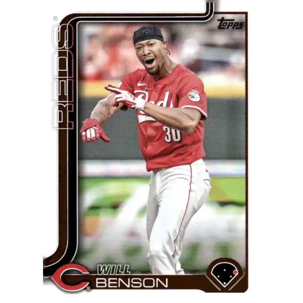 2025 Topps #52 Will Benson NM-MT Cincinnati Reds Baseball Card - Baseball Card Single