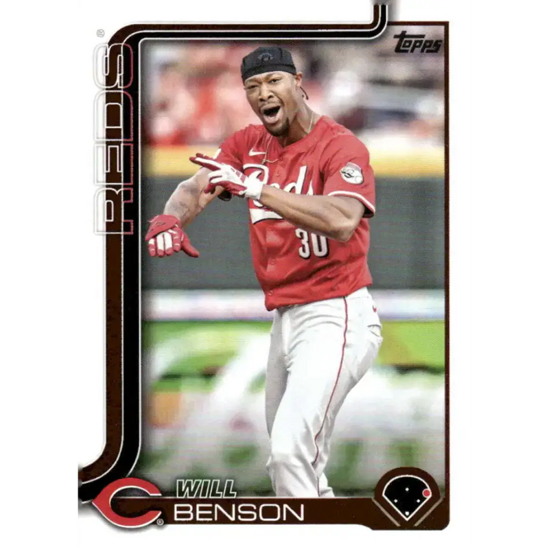 2025 Topps #52 Will Benson NM-MT Cincinnati Reds Baseball Card - Baseball Card Single