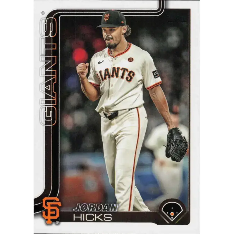 2025 Topps #520 Jordan Hicks NM-MT San Francisco Giants Baseball Card - Baseball Card Single