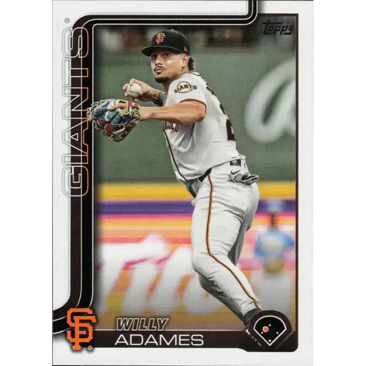 2025 Topps #521 Willy Adames NM-MT San Francisco Giants Baseball Card - Baseball Card Single