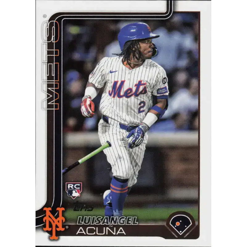 2025 Topps #524 Luisangel Acu NM-MT RC Rookie New York Mets Baseball Card - Baseball Card Single