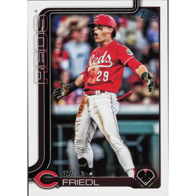 2025 Topps #525 Tj Friedl NM-MT Cincinnati Reds Baseball Card - Baseball Card Single