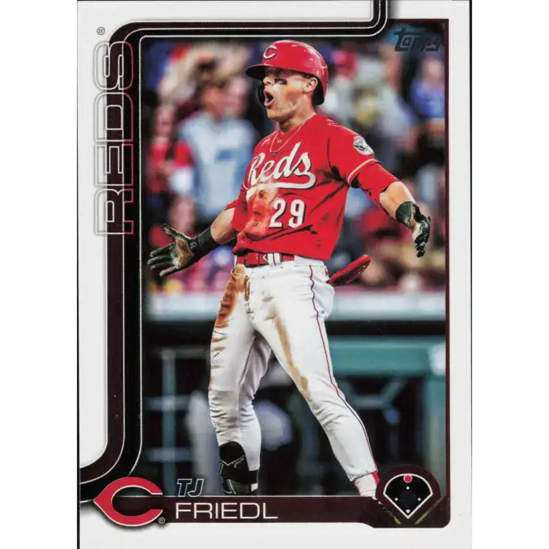 2025 Topps #525 Tj Friedl NM-MT Cincinnati Reds Baseball Card - Baseball Card Single