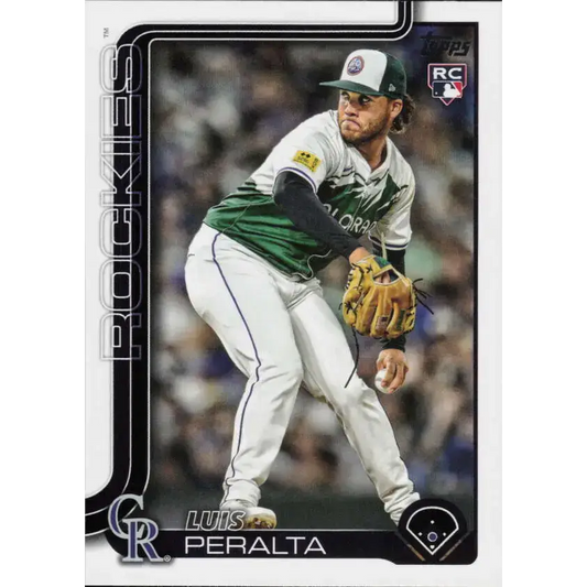 2025 Topps #526 Luis Peralta NM-MT RC Rookie Colorado Rockies Baseball Card