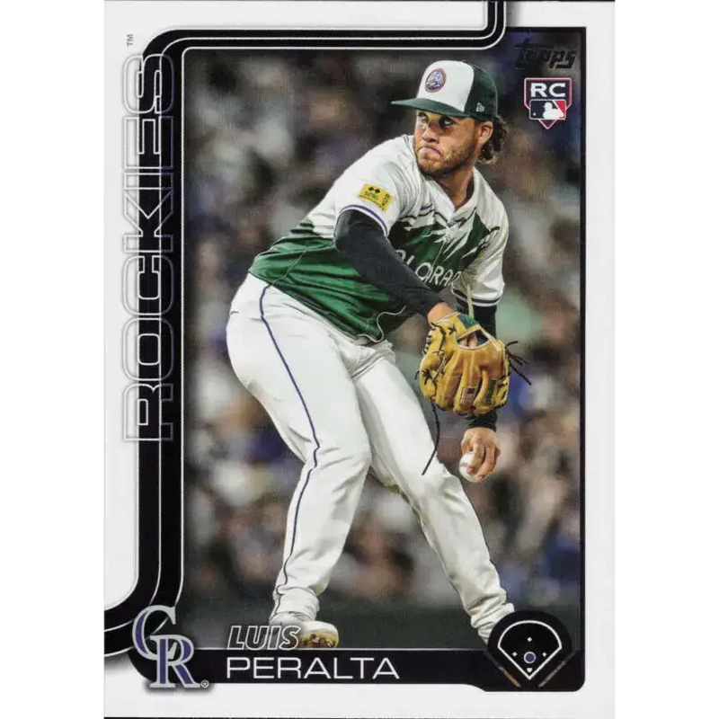 2025 Topps #526 Luis Peralta NM-MT RC Rookie Colorado Rockies Baseball Card - Baseball Card Single