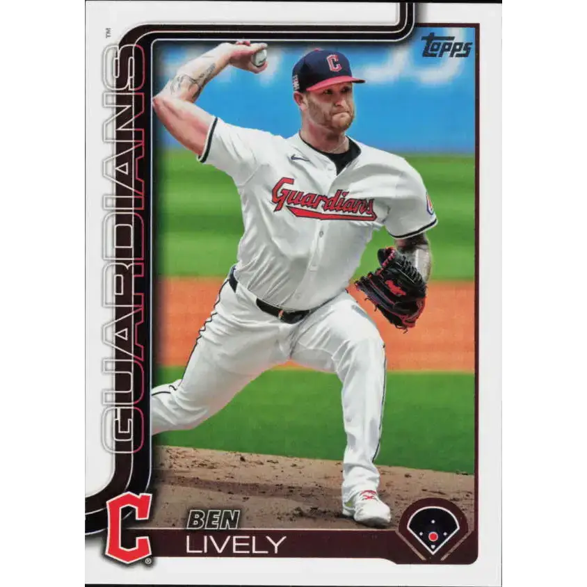 2025 Topps #532 Ben Lively NM-MT Cleveland Guardians Baseball Card