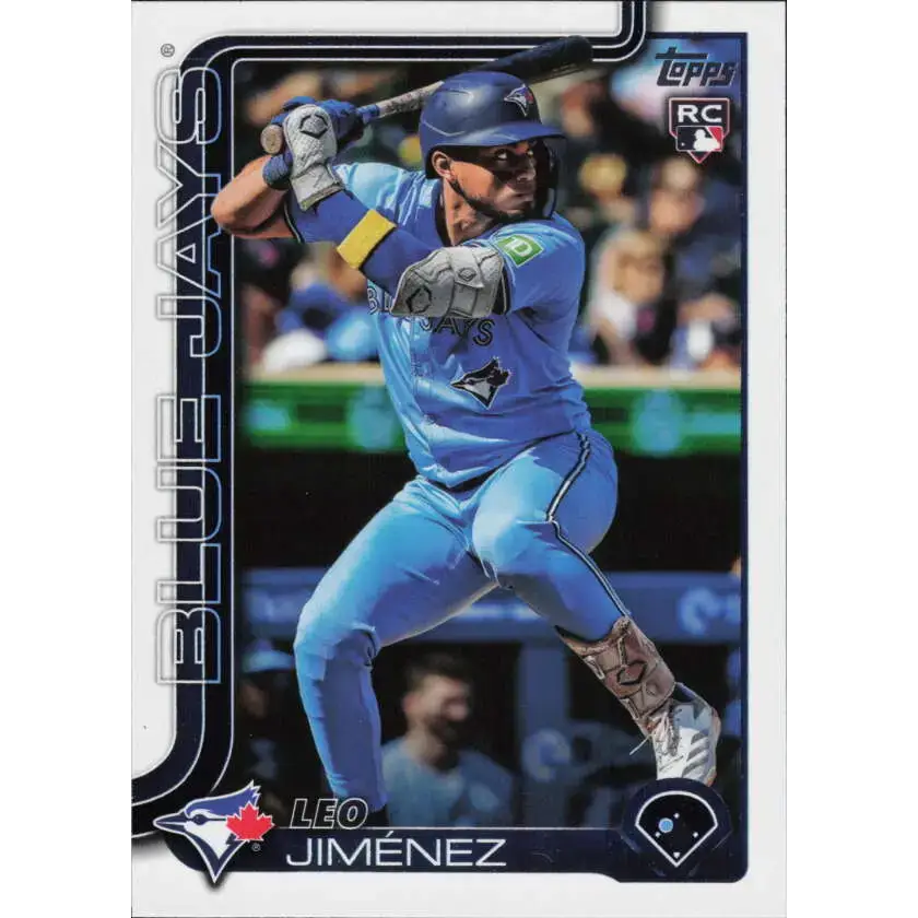 2025 Topps #535 Leo Jimenez NM-MT RC Rookie Toronto Blue Jays Baseball Card - Baseball Card Single