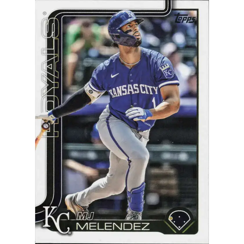 2025 Topps #536 MJ Melendez NM-MT Kansas City Royals Baseball Card - Baseball Card Single