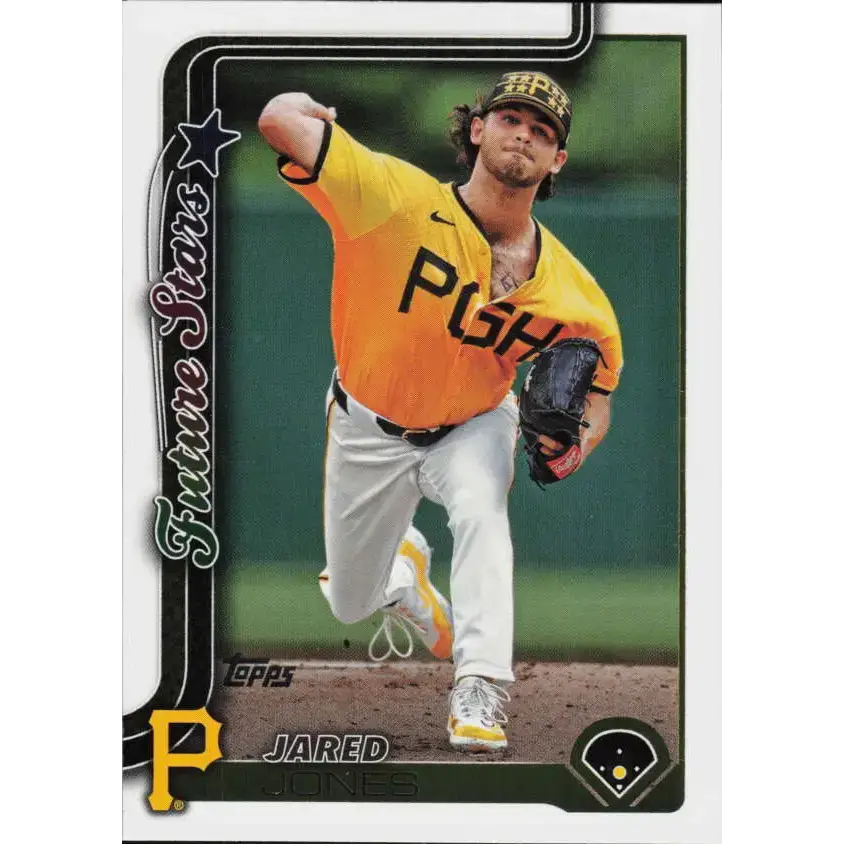 2025 Topps #541 Jared Jones NM-MT Pittsburgh Pirates Baseball Card - Baseball Card Single