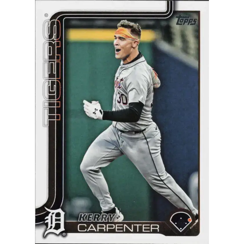2025 Topps #543 Kerry Carpenter NM-MT Detroit Tigers Baseball Card - Baseball Card Single