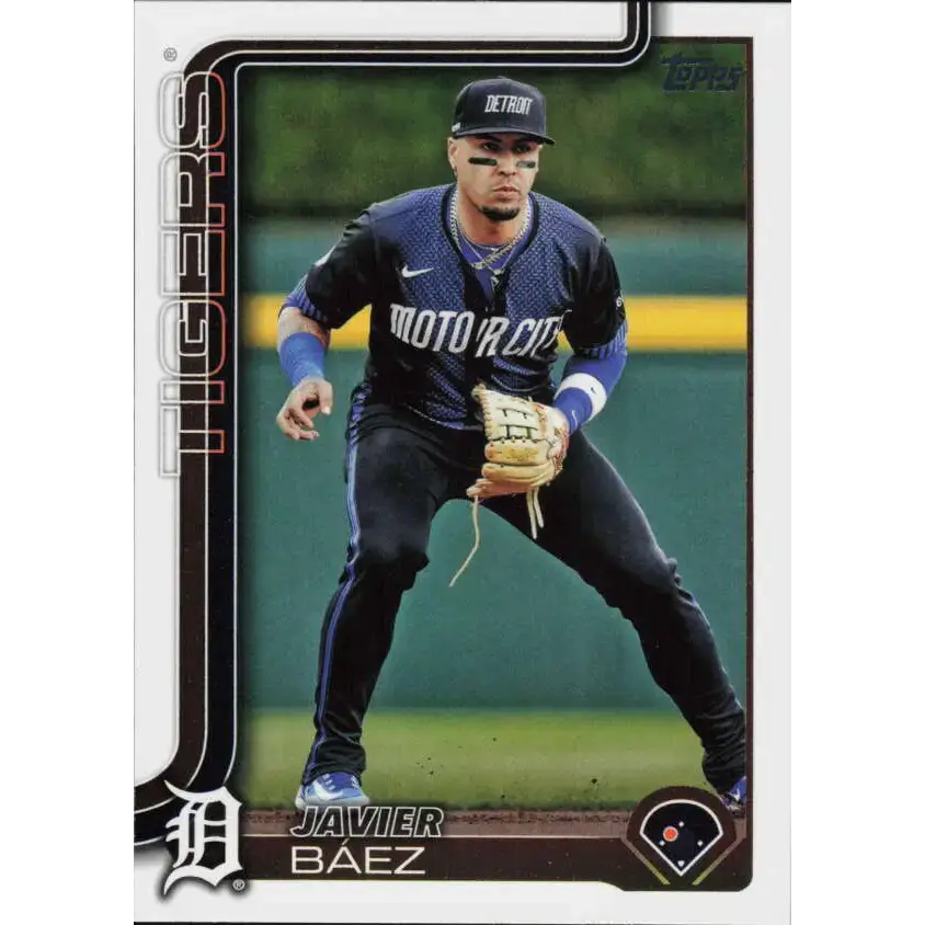 2025 Topps #545 Javier Baez NM-MT Detroit Tigers Baseball Card - Baseball Card Single