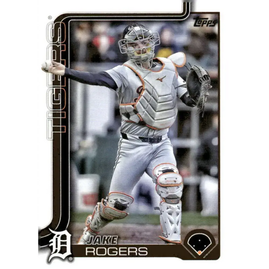 2025 Topps #55 Jake Rogers NM-MT Detroit Tigers Baseball Card