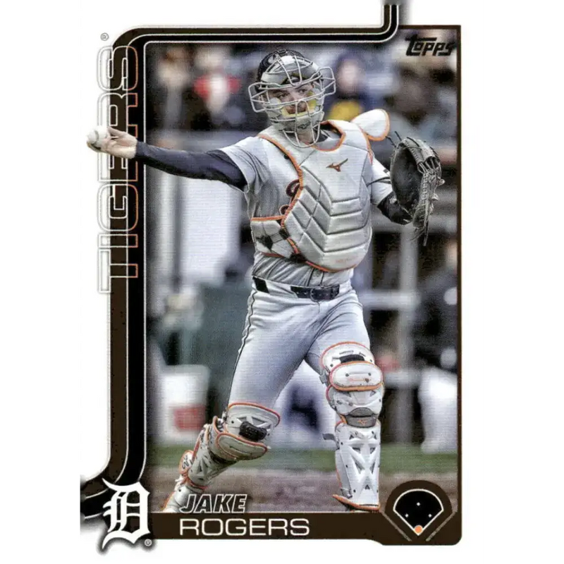 2025 Topps #55 Jake Rogers NM-MT Detroit Tigers Baseball Card - Baseball Card Single