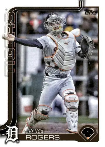 2025 Topps #55 Jake Rogers NM-MT Tigers - Baseball Card Single