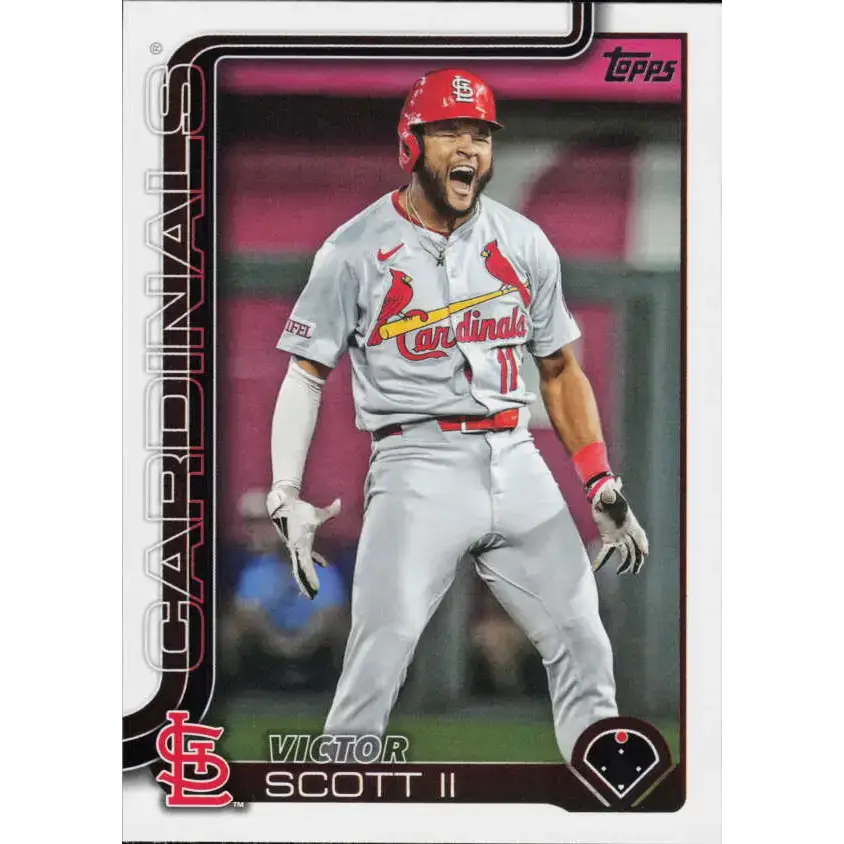 2025 Topps #551 Victor Scott II NM-MT St. Louis Cardinals Baseball Card - Baseball Card Single