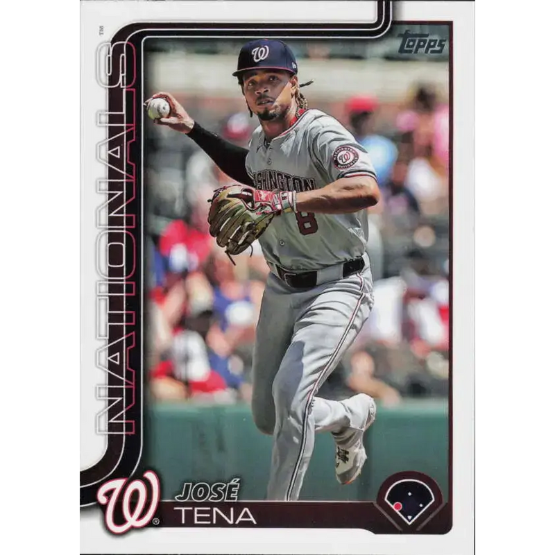 2025 Topps #552 Jose Tena NM-MT Washington Nationals Baseball Card - Baseball Card Single