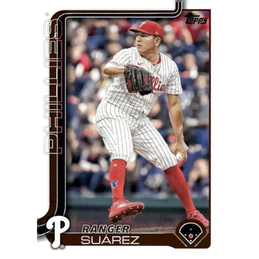2025 Topps #56 Ranger Suarez NM-MT Philadelphia Phillies Baseball Card