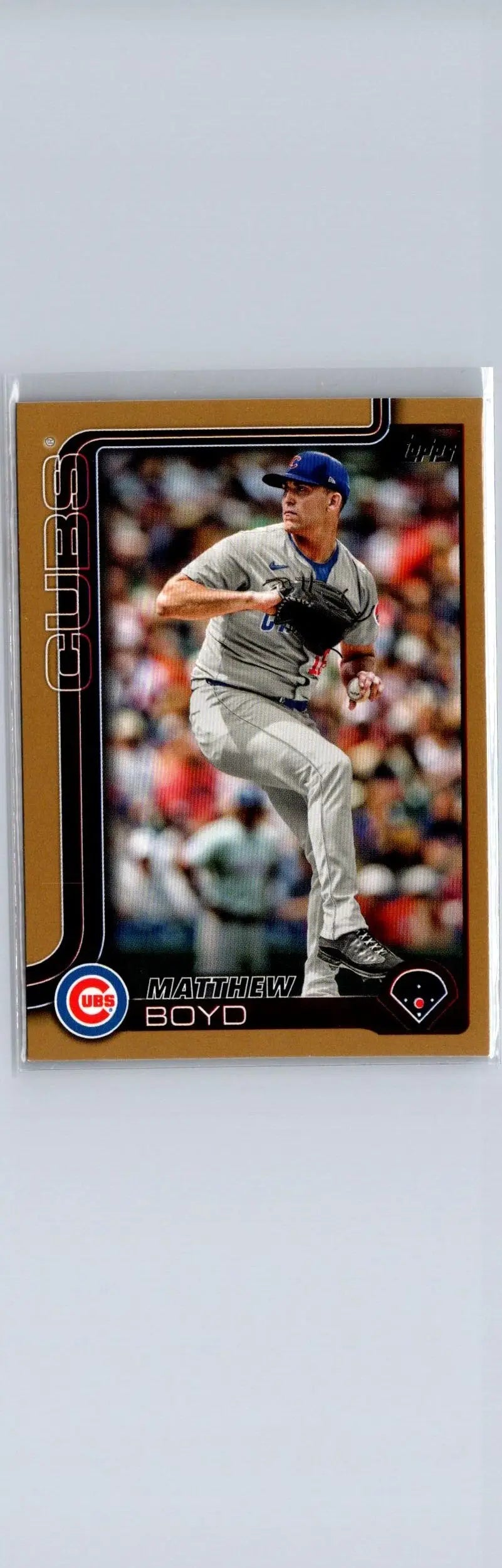 Matthew Boyd baseball card from 2025 Topps #562 Boyd Gold Gold #/2025