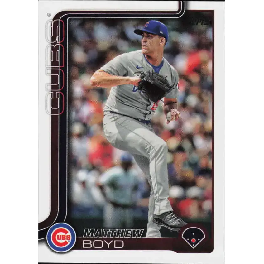 2025 Topps #562 Matthew Boyd NM-MT Chicago Cubs Baseball Card - Baseball Card Single
