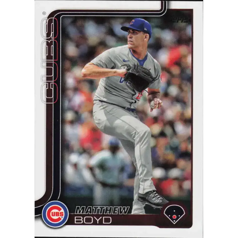 2025 Topps #562 Matthew Boyd NM-MT Chicago Cubs Baseball Card - Baseball Card Single