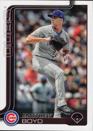2025 Topps #562 Matthew Boyd NM-MT Cubs ID:78427 - Baseball Card Single