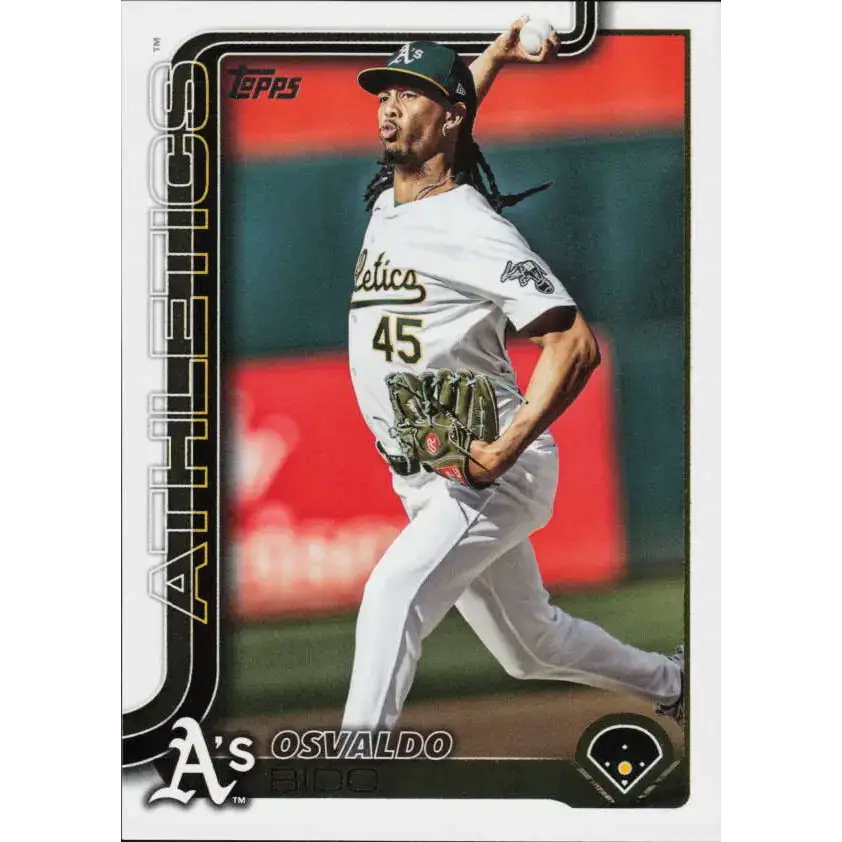 2025 Topps #565 Osvaldo Bido NM-MT Athletics Baseball Card - Baseball Card Single