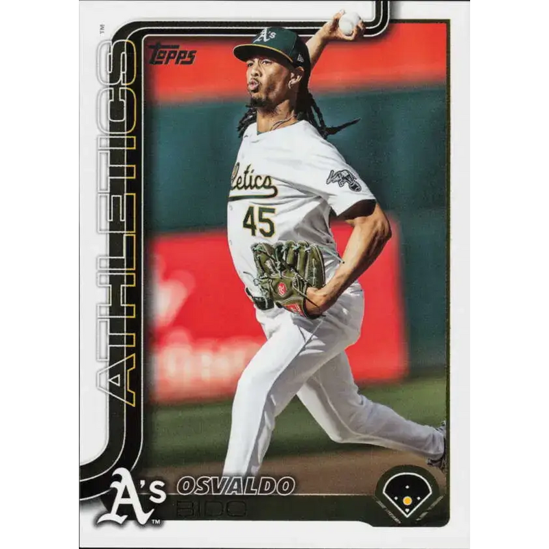 2025 Topps #565 Osvaldo Bido NM-MT Athletics Baseball Card - Baseball Card Single