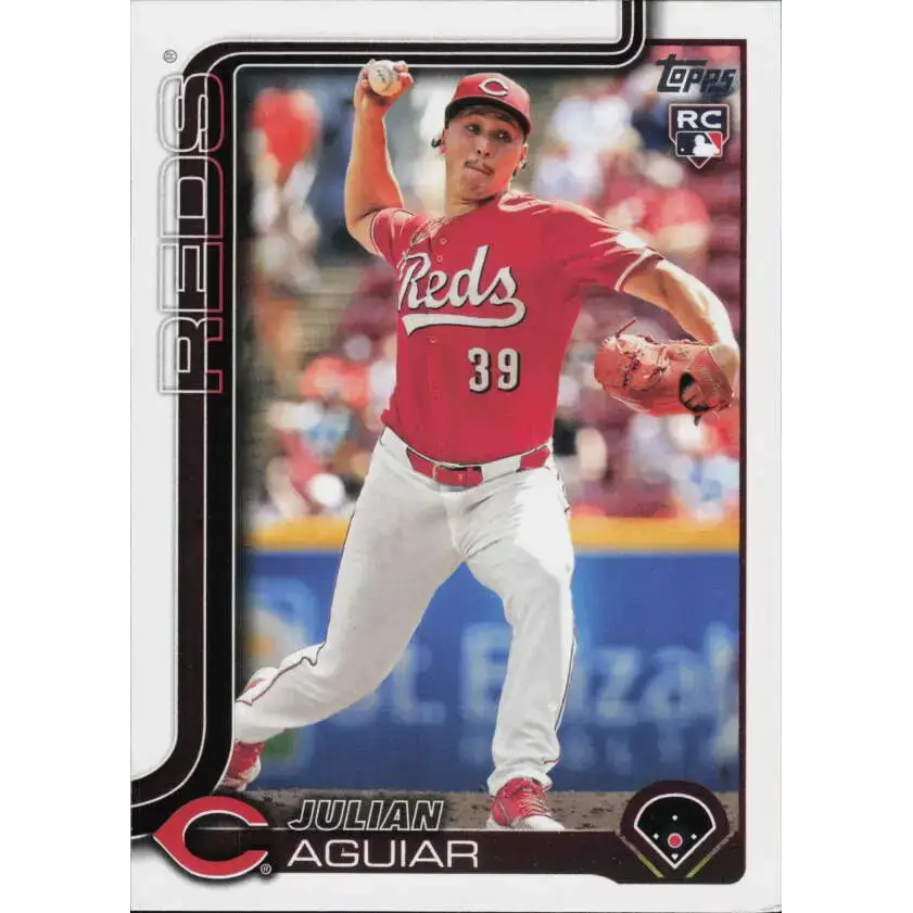 2025 Topps #566 Julian Aguiar NM-MT RC Rookie Cincinnati Reds Baseball Card - Baseball Card Single