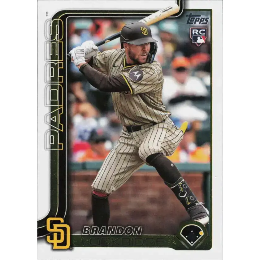 2025 Topps #568 Brandon Lockridge NM-MT RC Rookie San Diego Padres Baseball Card