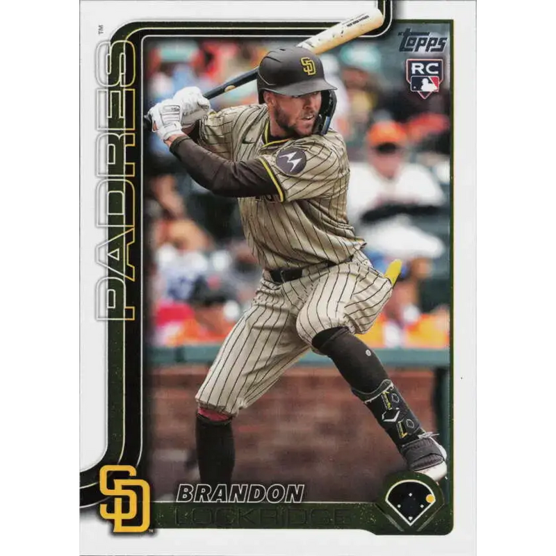 2025 Topps #568 Brandon Lockridge NM-MT RC Rookie San Diego Padres Baseball Card