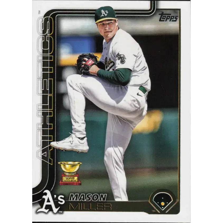 2025 Topps #571 Mason Miller NM-MT Athletics Baseball Card - Baseball Card Single