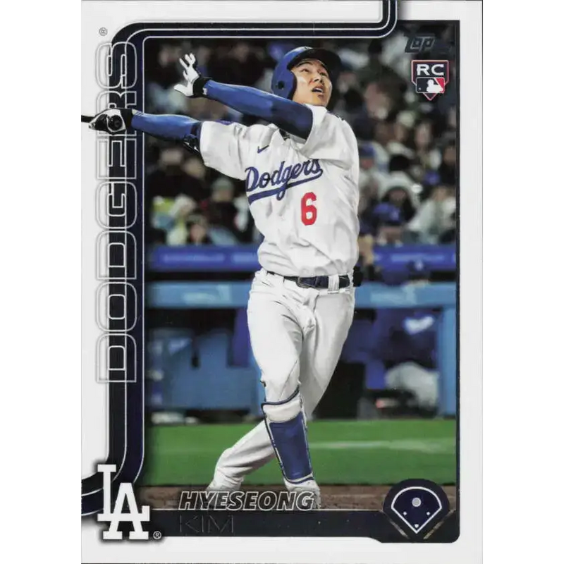2025 Topps #573 Hyeseong Kim NM-MT RC Rookie Los Angeles Dodgers Baseball Card - Baseball Card Single