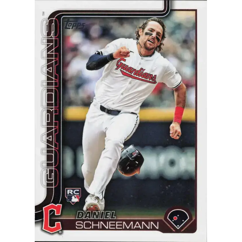 2025 Topps #574 Daniel Schneemann NM-MT RC Rookie Cleveland Guardians Baseball Card - Baseball Card Single