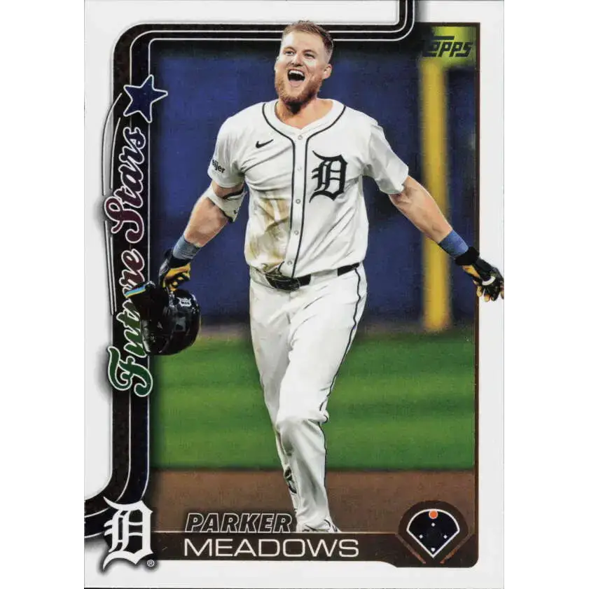 2025 Topps #576 Parker Meadows NM-MT Detroit Tigers Baseball Card - Baseball Card Single