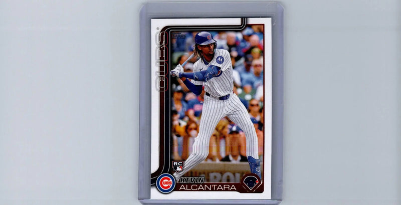 Baseball trading card featuring Kevin Alcántara from 2025 Topps #578