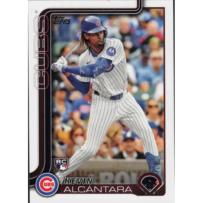 2025 Topps #578 Kevin Alcantara NM-MT RC Rookie Chicago Cubs Baseball Card - Baseball Card Single