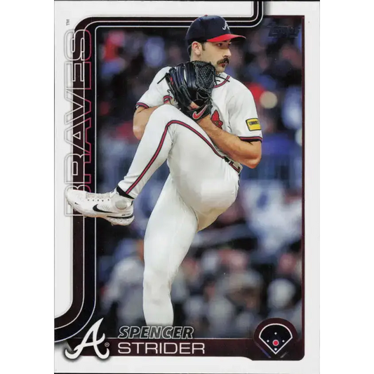 2025 Topps #579 Spencer Strider NM-MT Atlanta Braves Baseball Card - Baseball Card Single