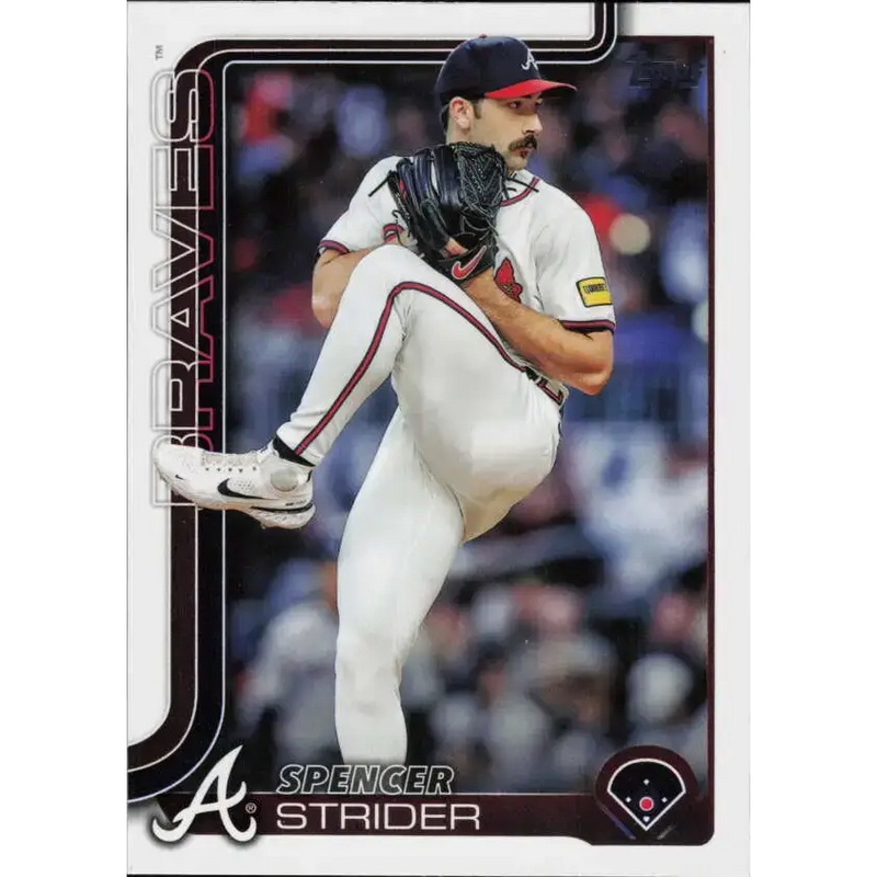 2025 Topps #579 Spencer Strider NM-MT Atlanta Braves Baseball Card