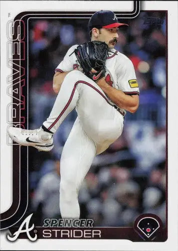 2025 Topps #579 Spencer Strider NM-MT Braves ID:78437 - Baseball Card Single