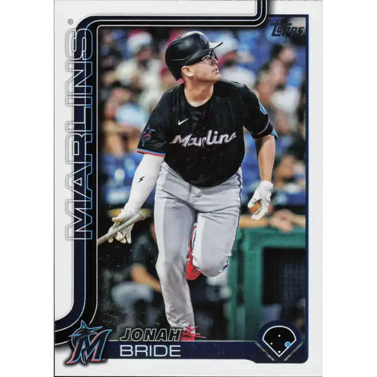 2025 Topps #585 Jonah Bride NM-MT Miami Marlins Baseball Card