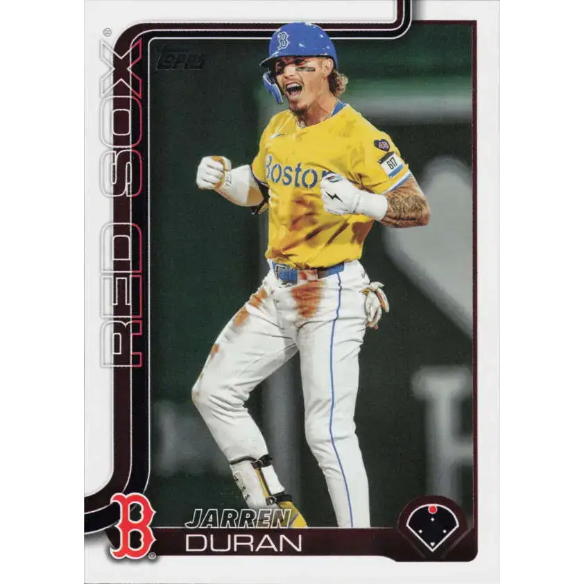 2025 Topps #587 Jarren Duran NM-MT Boston Red Sox Baseball Card - Baseball Card Single