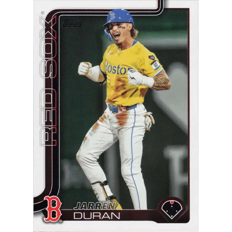 2025 Topps #587 Jarren Duran NM-MT Boston Red Sox Baseball Card - Baseball Card Single