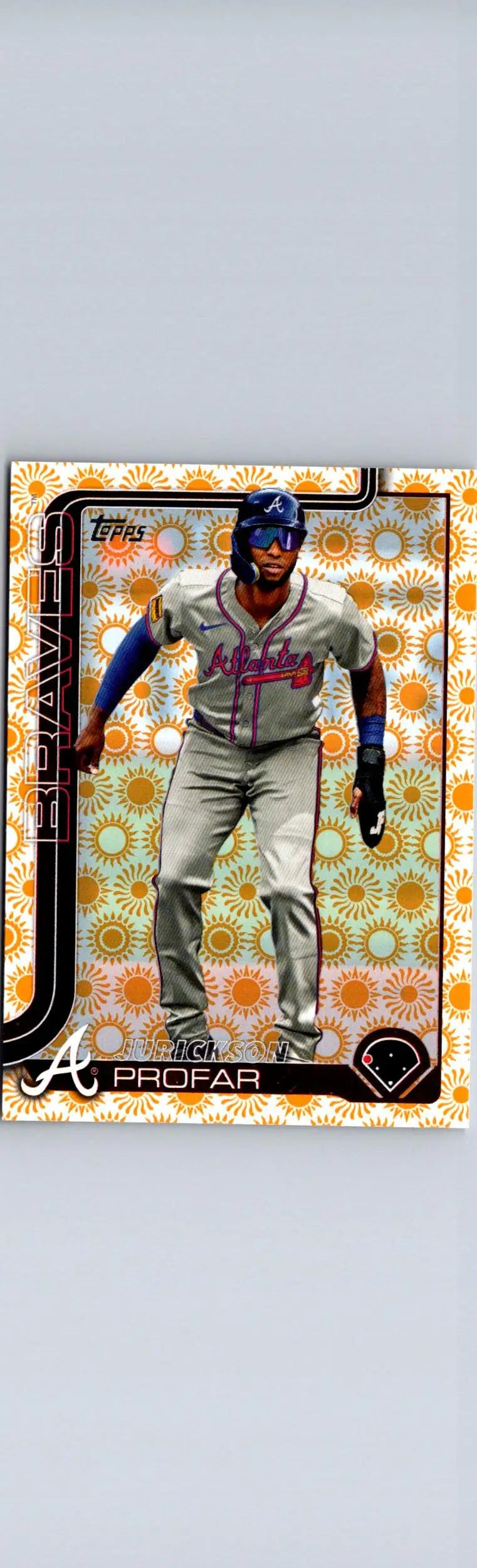 Baseball card of Jurickson Profar from 2025 Topps Profar Holiday collection