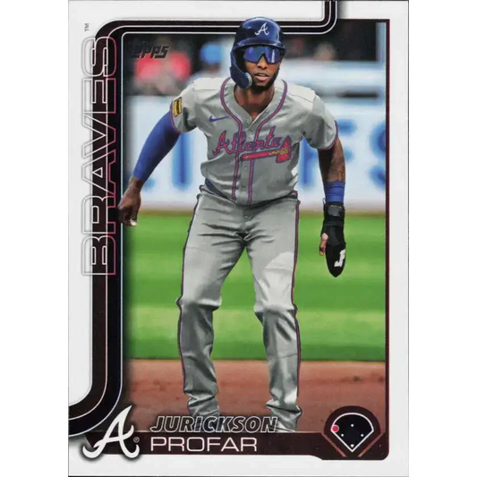 2025 Topps #588 Jurickson Profar NM-MT Atlanta Braves Baseball Card - Baseball Card Single