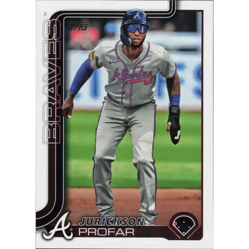 2025 Topps #588 Jurickson Profar NM-MT Atlanta Braves Baseball Card - Baseball Card Single