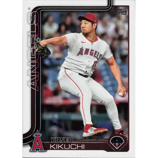 2025 Topps #592 Yusei Kikuchi NM-MT Los Angeles Angels Baseball Card