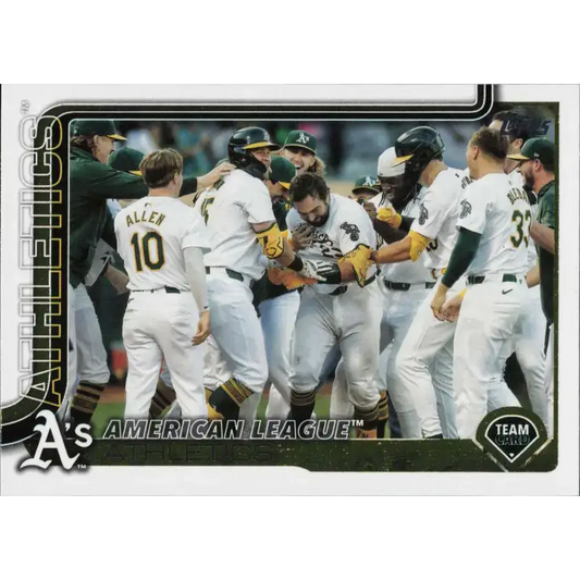 2025 Topps #594 Athletics NM-MT Athletics Baseball Card